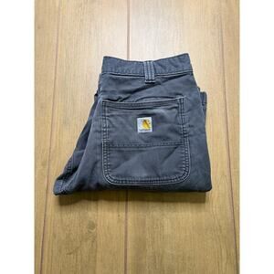 Vintage Carhartt double-knee canvas work pant Sz 32x32 Relaxed fit